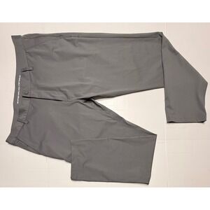 Rhone Commuter Pants Mens 38 Gray Performance Stretch Trousers Flat Front Chino